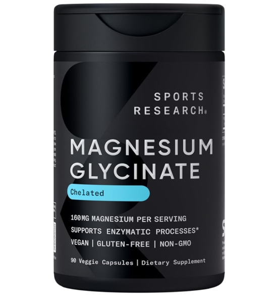 SPORTS RESEARCH MAGNESIUM GLYCINATE 90V
