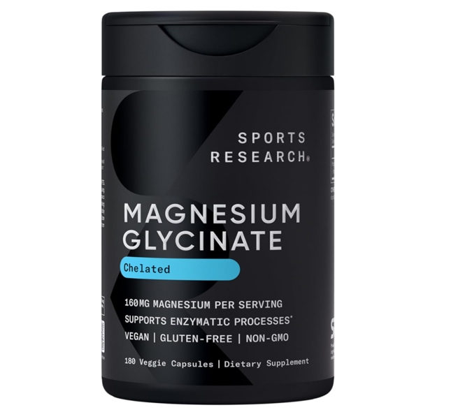 SPORTS RESEARCH MAGNESIUM GLYCINATE 180V
