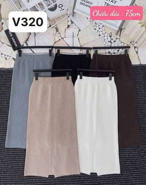 ISHOES - V320 Len Váy Lửng 8001#