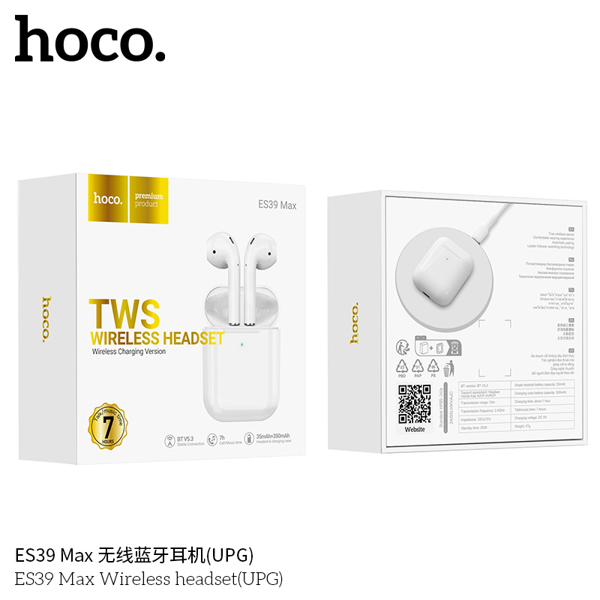 Tai Nghe Bluetooth True Wireless Hoco ES39 Max - Bluetooth 5.3, Pin Siêu Khủng 7 Giờ, Âm Thanh Hifi Đỉnh Cao