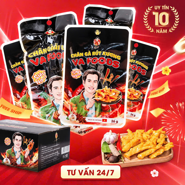 Chân gà VA Food có xương