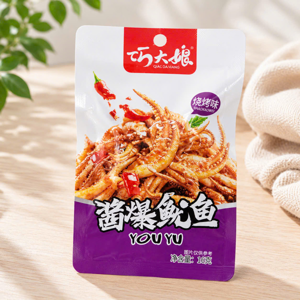 Qiaodaniang râu mực nướng 16g