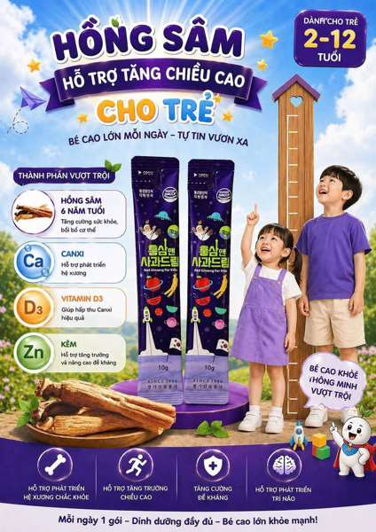 Kim's Red Ginseng-Hồng Sâm và Táo