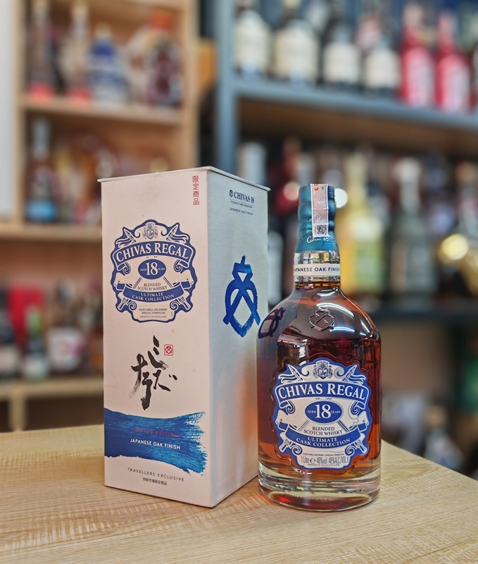 Rượu Chivas Regal 18 năm Japanness Oak Finish 100cl 48%