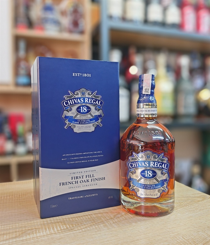 Rượu Chivas Regal 18 năm French Oak Finish 100cl 48%