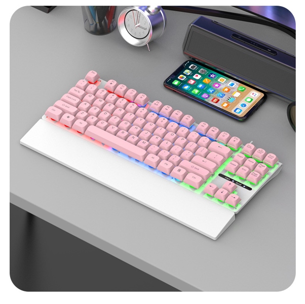PHÍM GIẢ CƠ DIVIPARK K710 (HỒNG)