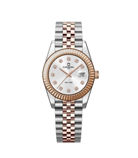 Đồng Hồ Nữ Carnival Quartz 8250L-CH-T 32MM