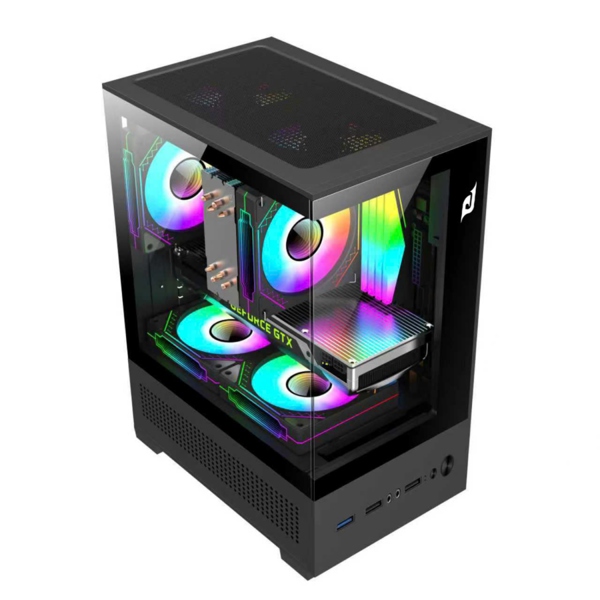 Case máy tính edra ECS1303 black