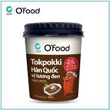 Tokpokki Hàn Quốc O'food vị tương đen 105g