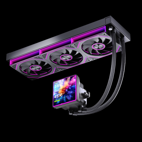 Tản nhiệt nước Leopard Pro Flow 360 SE ARGB LCD | 360mm, ARGB, LCD, Đen
