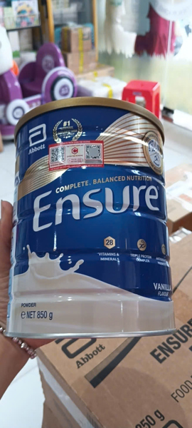 Hàng Úc-Sữa Bột Ensure Vani HT 850g