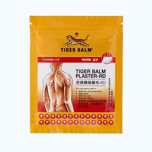 Tiger balm miếng dán lạnh 7*10cm (3 miếng)