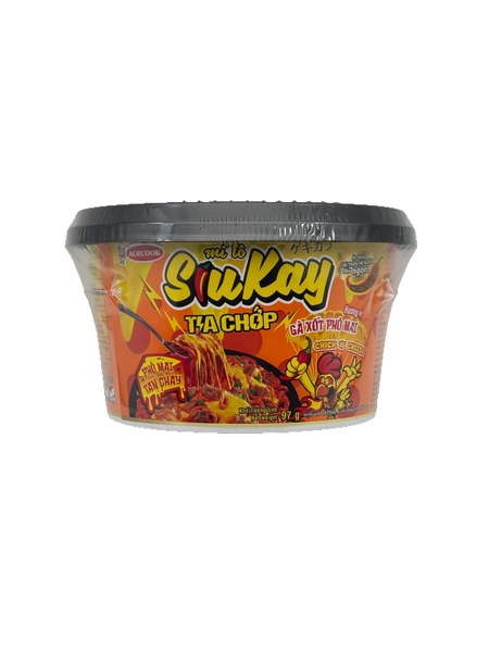 Mì tô Siukay tia chớp gà xốt phô mai 97g*12hộp/t