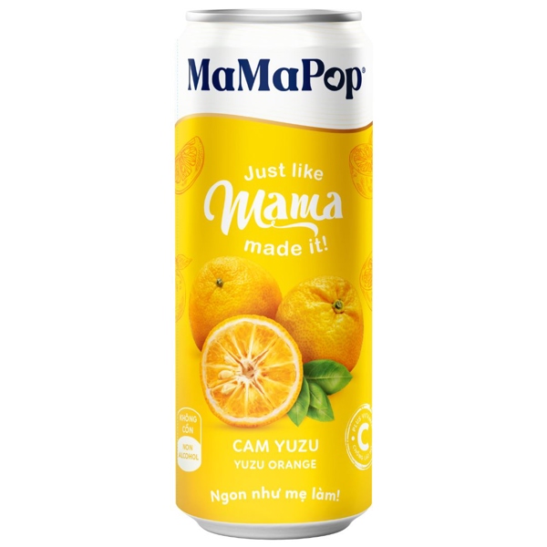 Nước trái cây Mamapop vị CAM 330ml