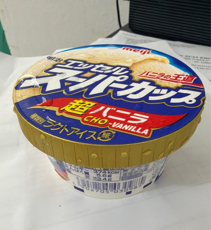 Meiji kem vani essel Super cup 200ml Meiji essel Super cup vanilla Flavour Ice cream