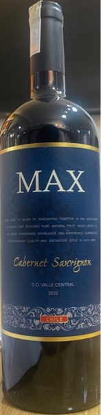 Rượu max cabernet sanvignon chile 750ml