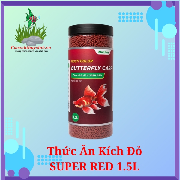 THỨC ĂN KÍCH ĐỎ SUPER RED - 1.5L