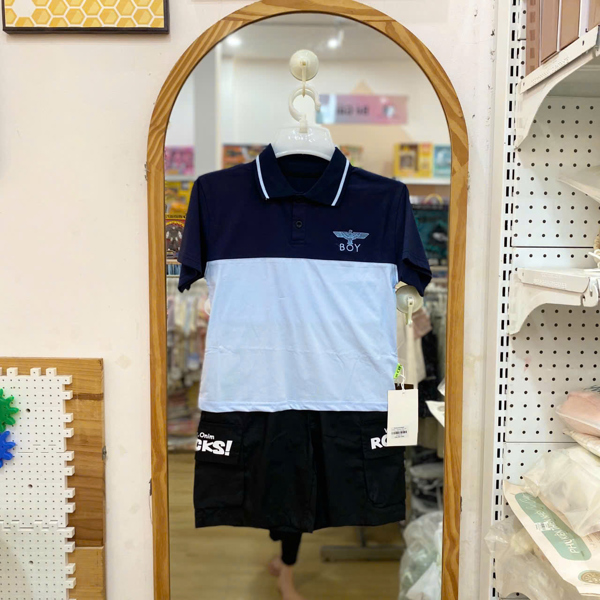 BT807 - Set thun phối chữ boy xanh 120/160