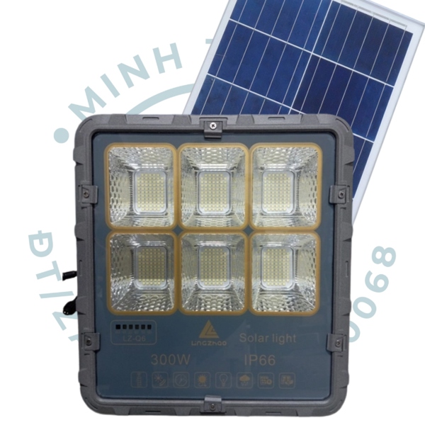 Đèn pha năng lượng mặt trời 300w TP 6 ô