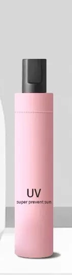 Ô gấp gọn chống uv - Hồng