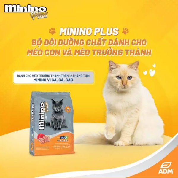 Hạt cho mèo Minino Plus aduilt