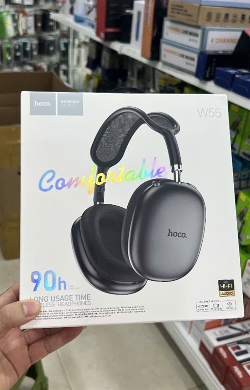 Tai nghe Bluetooth chụp tai HOCO W55
