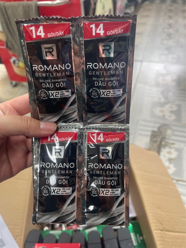 Dầu gội Romano gói đen 5g