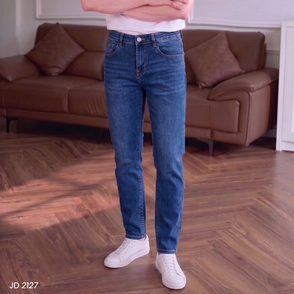 Quần Jean dài Slim Fit xanh than 2127.1