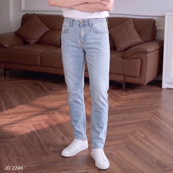 Quần Jean dài Slim Fit xanh 2246