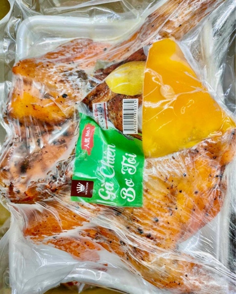 Gà nướng sốt bơ tỏi