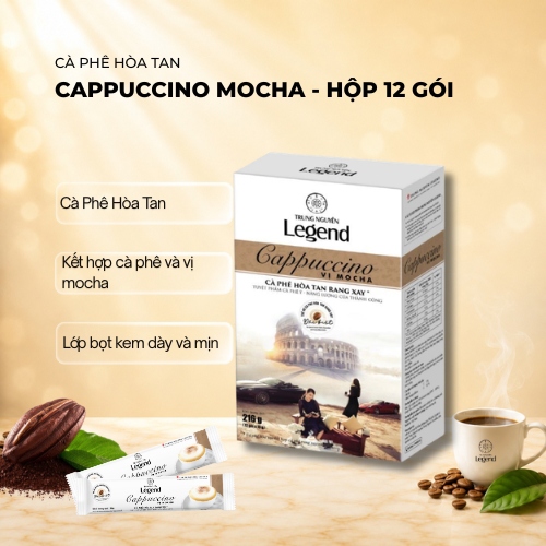 Cà Phê Legend Cappucino Mocha 12 sticks
