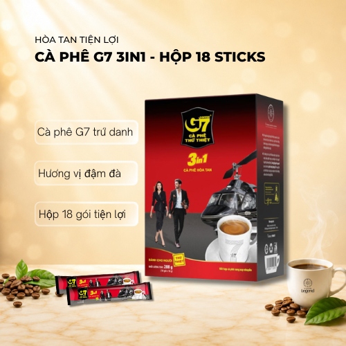 G7 3in1 hộp 18 sticks 16g