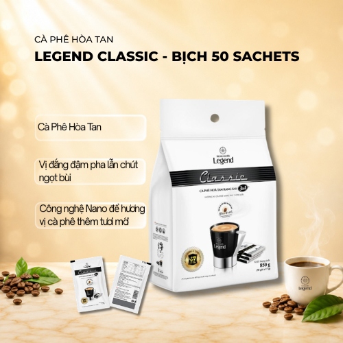 Trung Nguyên Legend Classic - Bịch 50 sachets