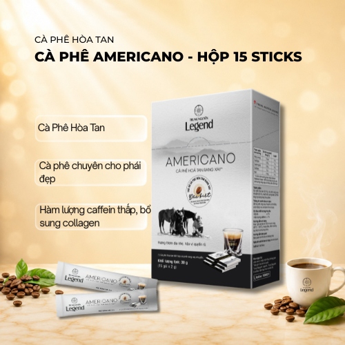 Cà Phê Legend Americano - Hộp 15 gói