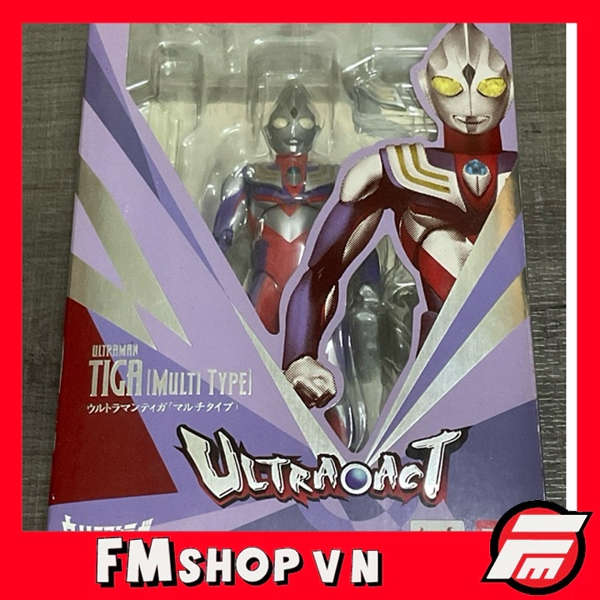 (2ND + BỤNG CÓ TRẦY + LỎNG CHÂN PHẢI + EFFECT BỊ Ố) SHF ULTRA ACT ULTRAMAN TIGA MULTI TYPE