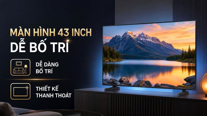 Smart Tivi Crystal UHD Samsung AI 4K 43 inch UA43U8500H 2026 - Việt Nam