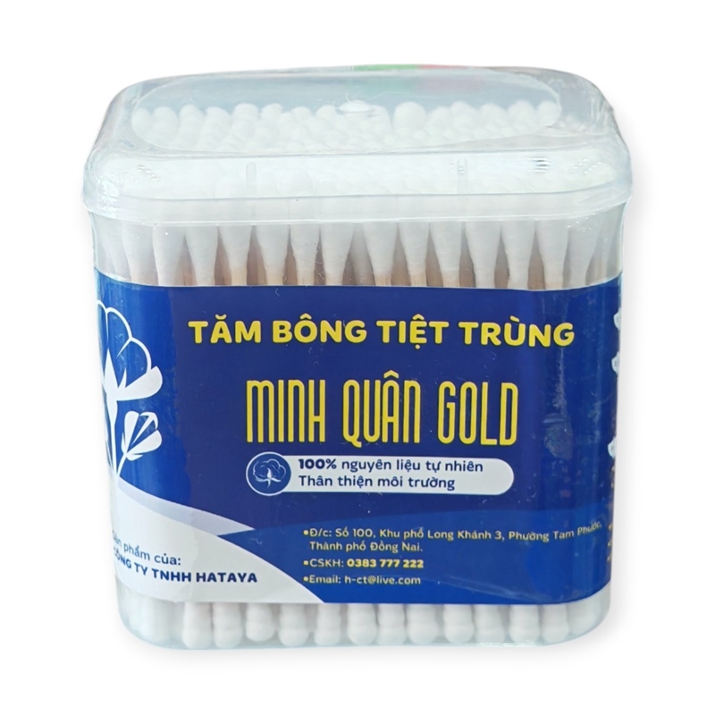 Tăm bông tiệt trùng Minh Quân Gold