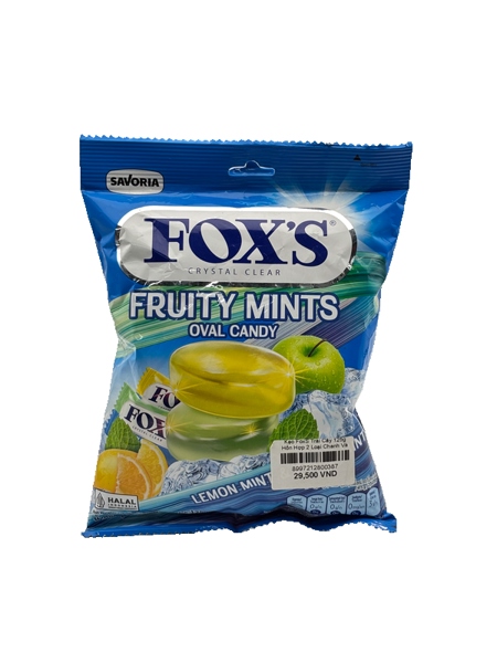 Kẹo FoxS Trái Cây Bạc Hà 125G