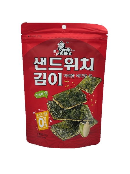 Rong biển kẹp mè ăn liền (vị hạt bí) 32g