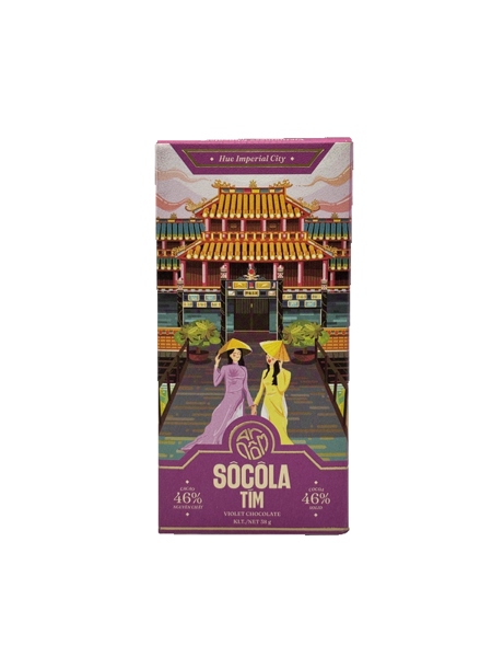 Sô Cô La Tím 46% 38g (Thanh)