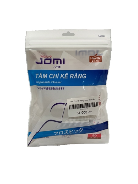 Tăm Chỉ Kẽ Răng Jomi 80 chiếc