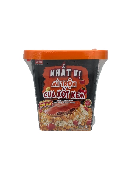 Nhất vị mì trộn cua xốt kem cốc 115grx12