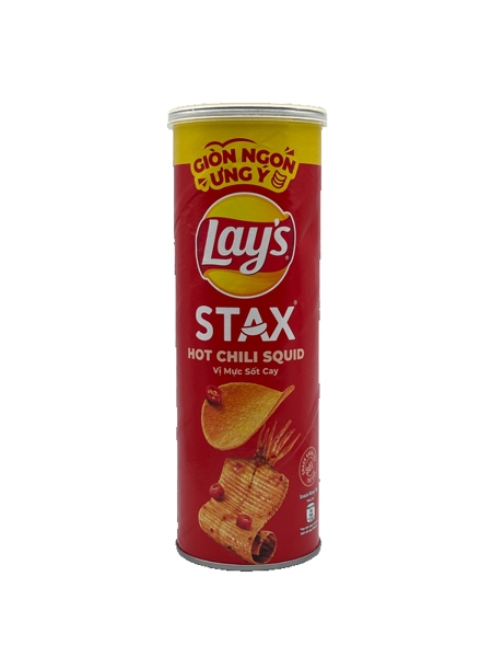 Snack Lay's Stax Khoai Tây Miếng Vị Mực Sốt Cay 90g