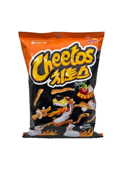 Snack cheetos vị cay ngọt bắp