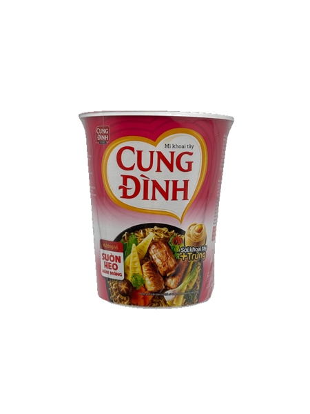 Mì ly Cung Đình sườn heo hầm măng 65g