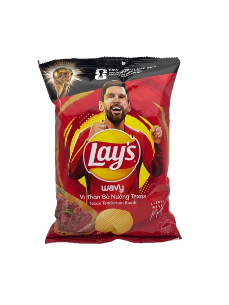 Lay's Wavy Thăn Bò Nướng Texas 53g