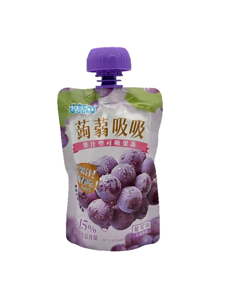 Xiao Xin100 thạch hút được vị nho (đồ uống thạch trái cây)