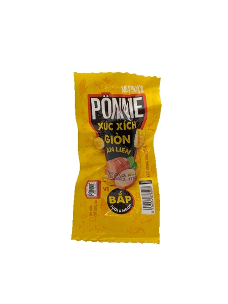 Hotdog Ponnie giòn ăn liền vị bắp