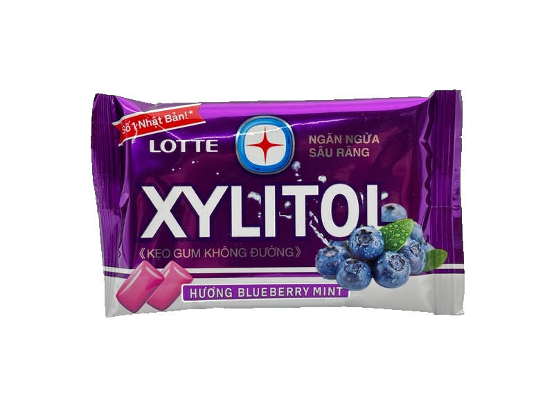 Kẹo sing gum không đường Xylitol blueberrym 11.6gr
