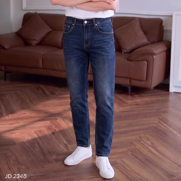 Quần Jean dài Smart Fit xanh đậm 2346